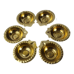 Brass Mani Dweepa Varnana Diyas 6 Pcs
